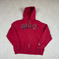 Champion Bradley University Hoodie Large Red Y2K