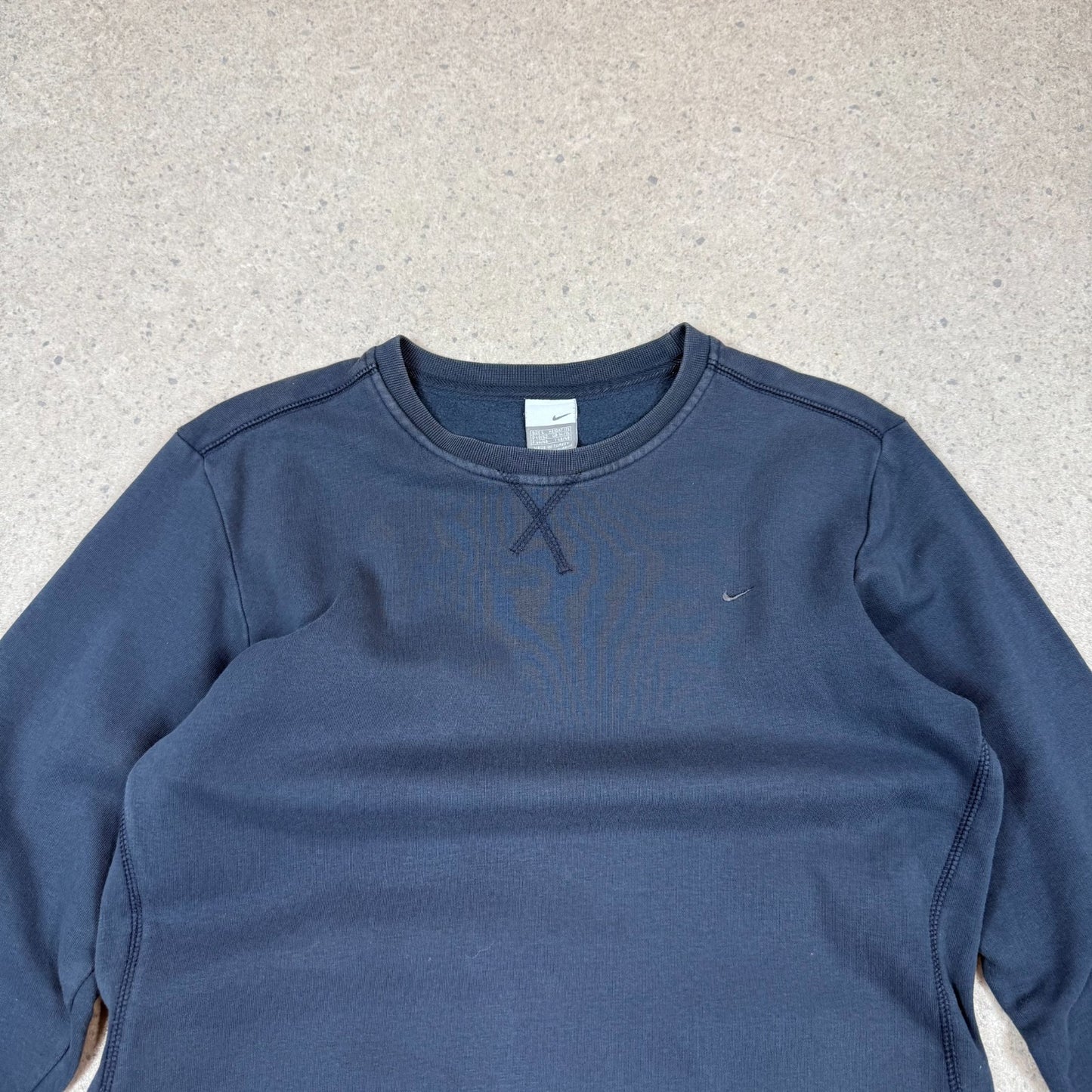 Nike Sweater Small Navy Swoosh Women’s Large Embroidered Swoosh