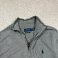 Ralph Lauren 1/4 Zip Jumper Medium Grey Colourway