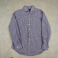 Polo Ralph Lauren Check Shirt Large Purple Classic Fit