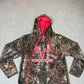 Real Tree Hoodie Small Pink Logo Lined Hooded