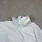 Dickies Zip Up Hoodie Large White Y2K Hooded