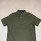 Ralph Lauren Polo Shirt Large Khaki Olive Embroidered Logo Short Sleeve