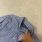 Ralph Lauren Shirt Large Check Embroidered Logo Long Sleeve