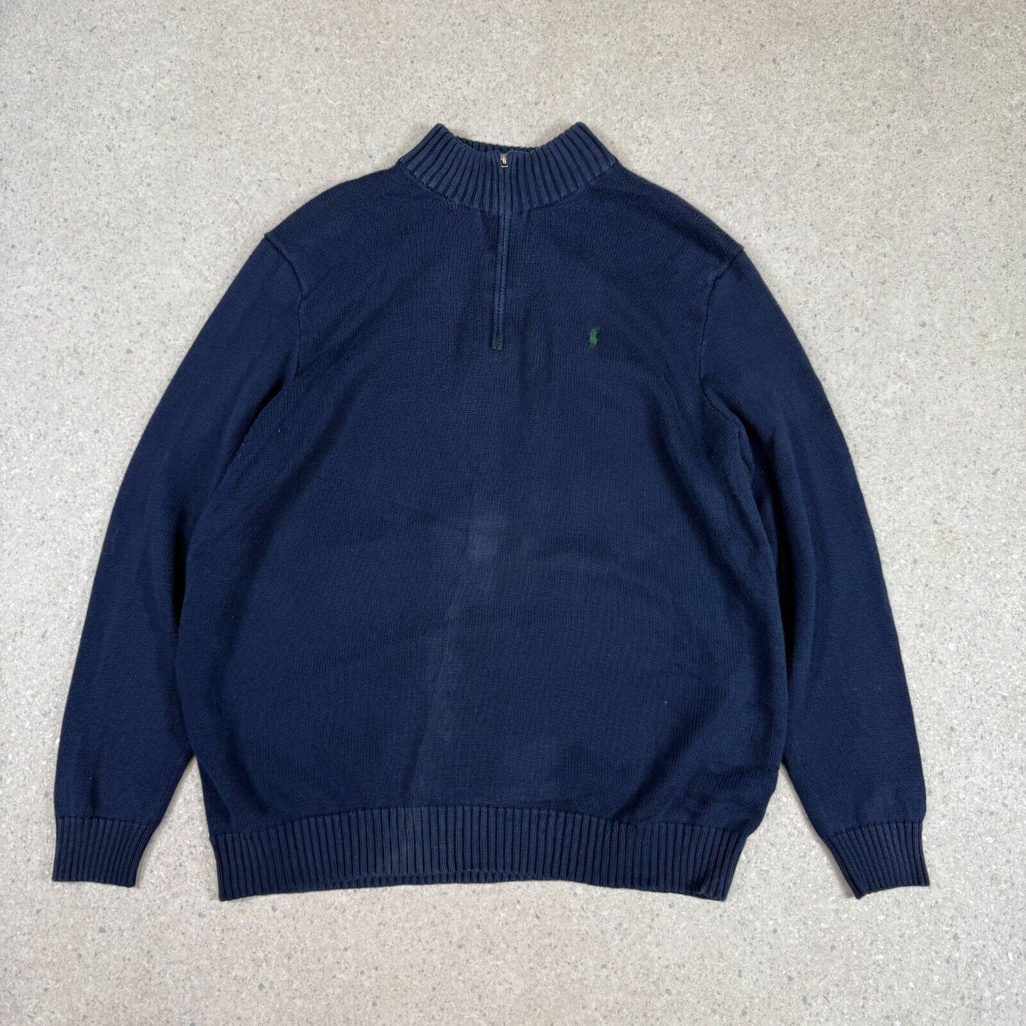 Ralph Lauren 1/4 Zip Jumper XL/XXL Navy Blue