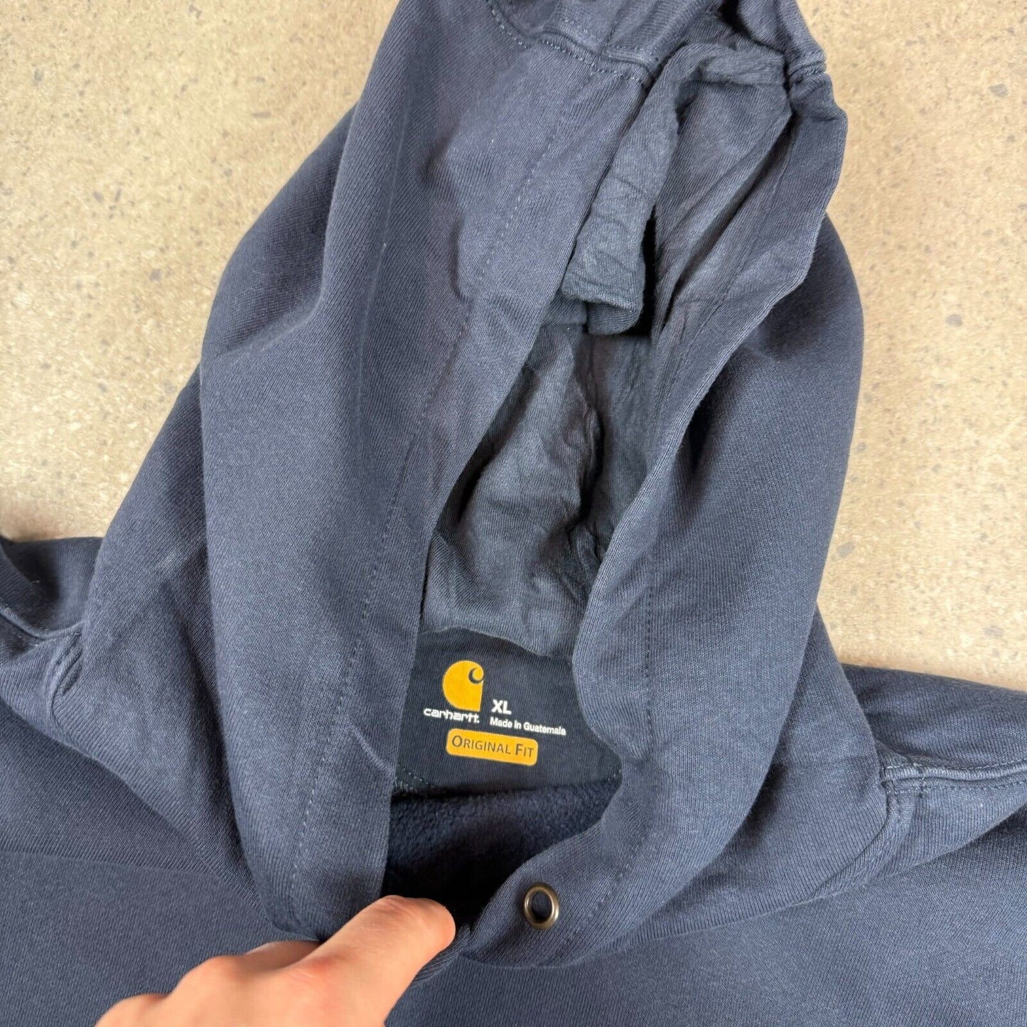 Carhartt Hoodie Rain Defender Jacket XL / XXL Navy Blue