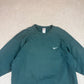 Nike Sweater 2XL Green 90s Made in USA Small Swoosh