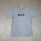 Huf T Shirt Medium Grey Colourway Short Sleeve