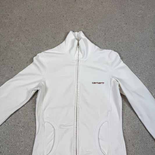 Carhartt Zip Up Women’s XS White Colourway Embroidered Logo