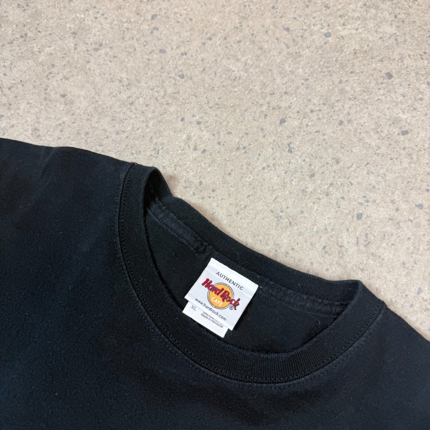 Hard Rock Cafe Konami Hawaii XL Black Colourway Embroidered Logo Boxy Fit