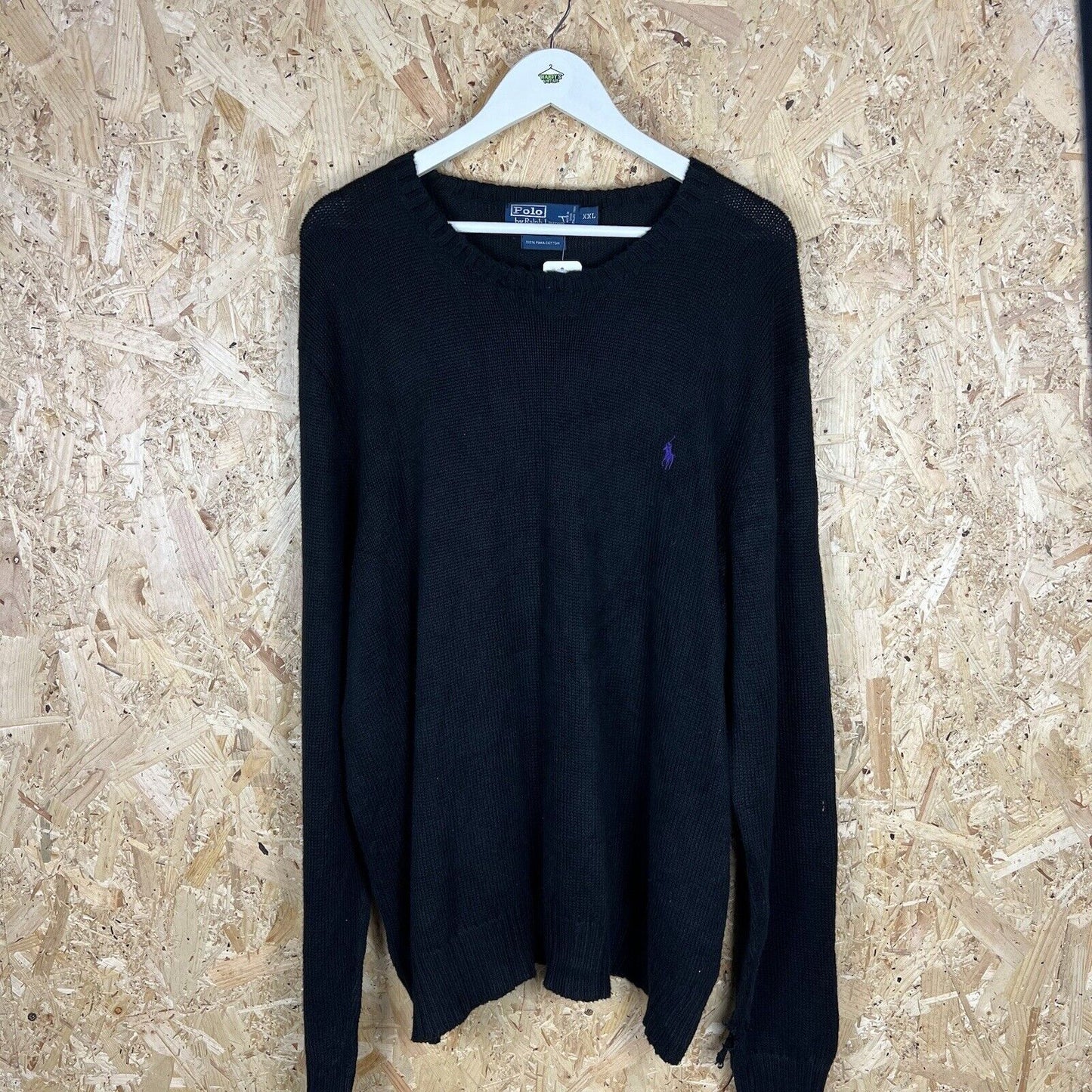 Ralph Lauren Knit Jumper Black Men’s 2XL