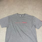 Puma T Shirt XL Grey Embroidered Logo Y2K Oversized Fit Short Sleeve