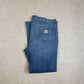 Carhartt Jeans 40x32 Denim Blue Wide Leg Relaxed Fit