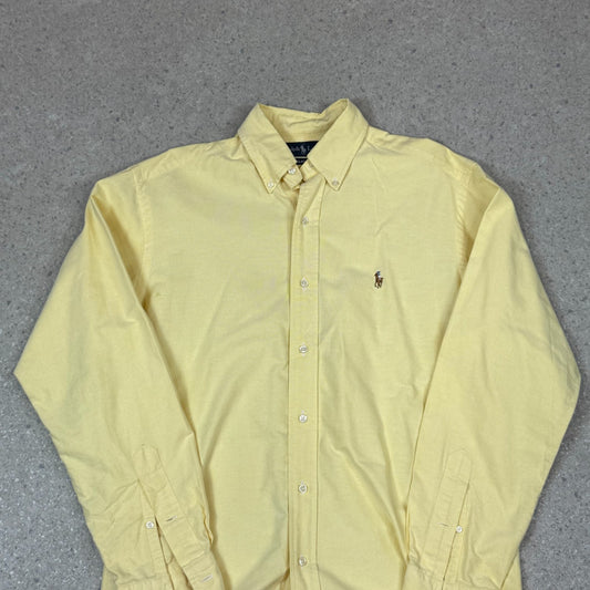 Ralph Lauren Shirt Medium Yellow Colourway Embroidered Logo