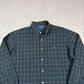 Ralph Lauren Golf Check Shirt XL Black Blue