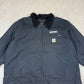 Carhartt Detroit Style Jacket 2XL Corduroy Collar Heavyweight Embroidered Logo