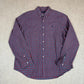 Ralph Lauren Shirt 2XL Red Blue Check Button Down Long Sleeve