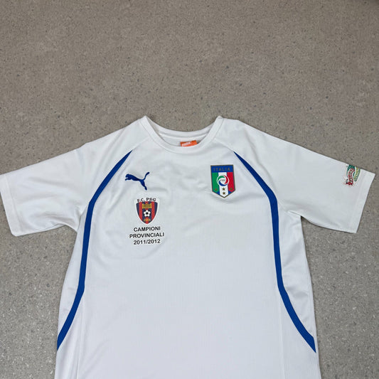 Italy Training T shirt Medium 2011 White Colourway Puma