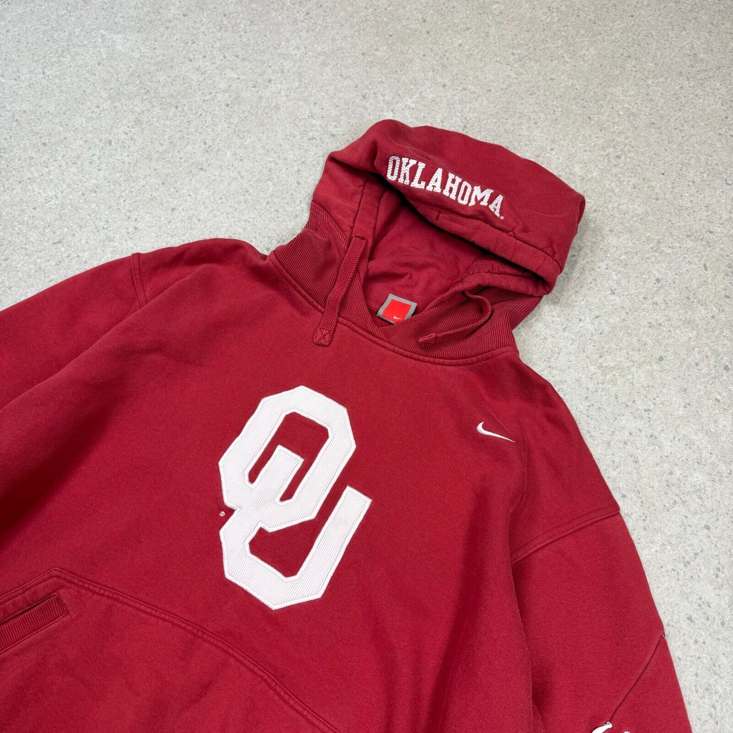 Nike Oklahoma Hoodie Large Red Colourway