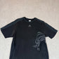 Adidas T Shirt Large Predator Football Black Colourway Y2K Embroidered Logo
