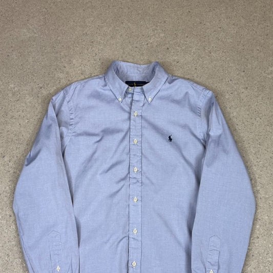 Ralph Lauren Shirt Medium Blue Colourway Embroidered Logo Long Sleeve