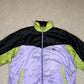 Puma Windbreaker Medium 90s Style Retro Embroidered Logo Cotton Lined