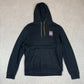 Adidas Adventure Hoodie Medium Black Colourway Embroidered Logo Hooded Pocket