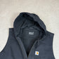 Carhartt Hooded Vest XLBlack Colourway Full Zip