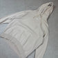 Nike centre Swoosh Hoodie Large Beige Embroidered Logo Boxy Fit Hooded