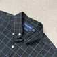 Ralph Lauren Golf Check Shirt XL Black Blue