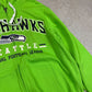 Seattle Seahawk’s Hoodie Small Lime Green