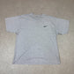 Nike T Shirt XXL 90s Made in UK Grey Colourway Embroidered Swoosh Relaxed Fit