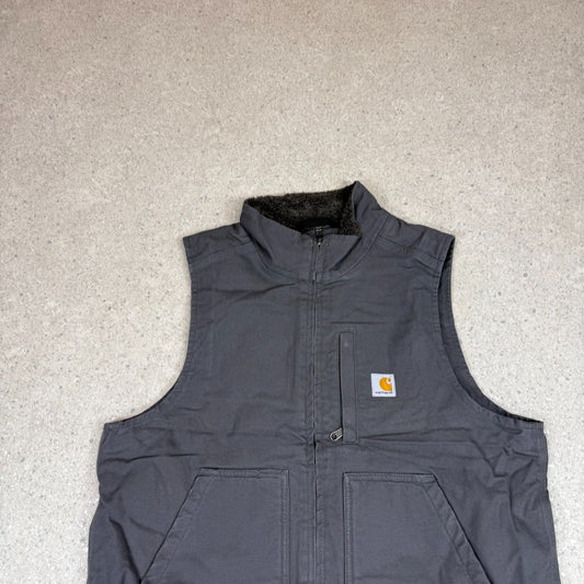 Carhartt Gillet Vest Small Loose Fit Grey Colourway