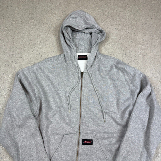 Dickies Hoodie Grey Small Full Zip Hooded