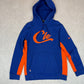 Nike NBA CLE Hoodie Small Navy Orange Hooded Pocket