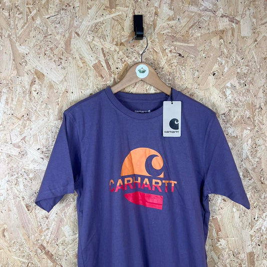 Carhartt purple big logo t shirt S-2XL available