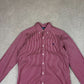 Ralph Lauren Shirt Medium Red Striped Colourway Long Sleeve