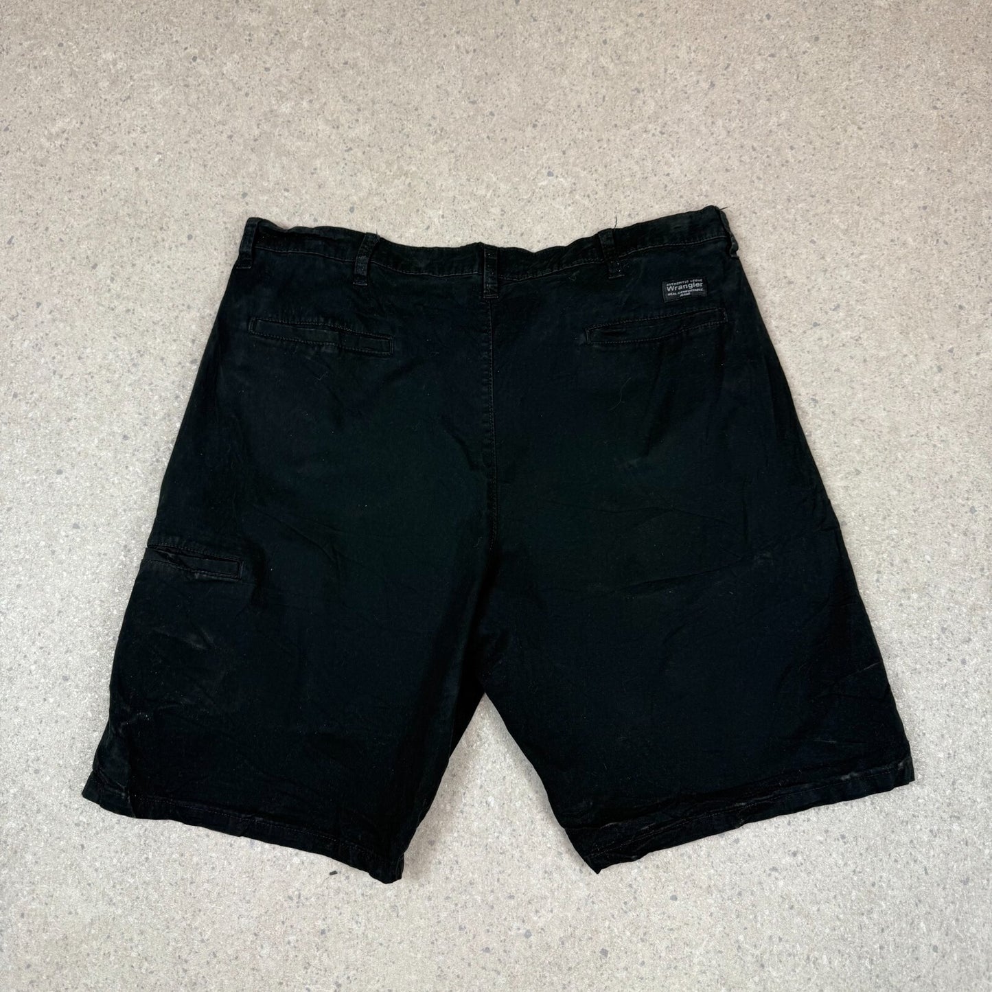 Wrangler Black Cargo Shorts 38”