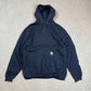 Carhartt Navy Hoodie Large