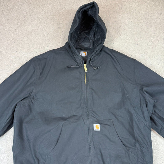 Carhattt Active Jacket 3XL Black Active Vintage Carhartt Jacket J140-BLK