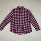 Ralph Lauren Shirt M/L Red Check Cotton Button Down Long Sleeve