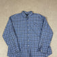 Ralph Lauren Check Shirt 2XL Blue Embroidered Logo