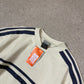 Nike sweatshirt Small  Cream / Grey Silver Tag Embroidered Swoosh Vintage