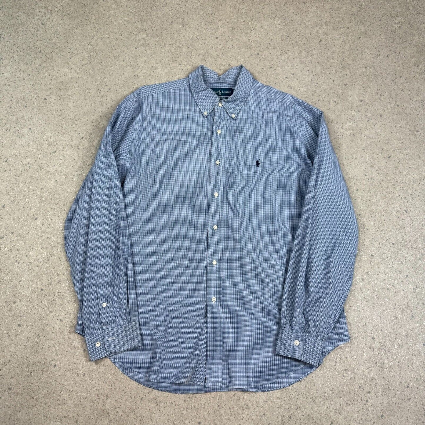 Ralph Lauren Shirt XL Blue Check