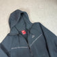 Nike Tech Fleece Full Zip Hoodie Black Large Hooded Pocket