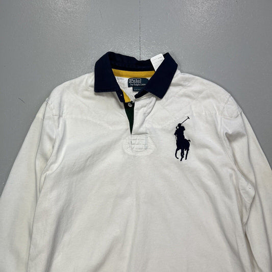 Ralph Lauren Rugby Shirt Cream Men’s XL