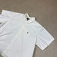 Ralph Lauren Short Sleeve Shirt XL White Colourway Cropped Boxy Fit