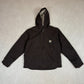 Carhartt Sherpa Active Jacket Small Loose Fit Brown Colourway Embroidered Logo