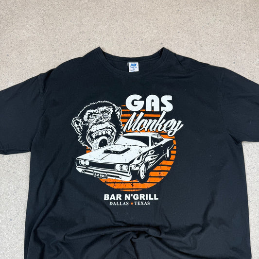 Gas Monkey Gril Texas T Shirt 2XL Relaxed Fit Y2K USA