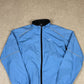 Nike Windbreaker Medium Womens Baby Blue Colourway Embroidered Logo